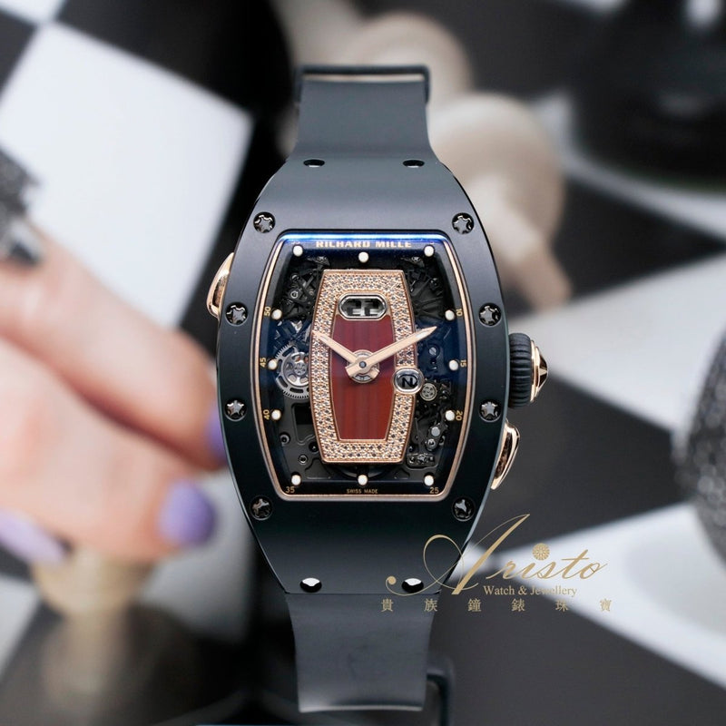 RM037 Black Ceramic Jasper RM037- Aristo Watch & Jewellery