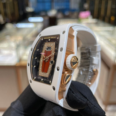 RM037 White Ceramic Jasper RM037- Aristo Watch & Jewellery