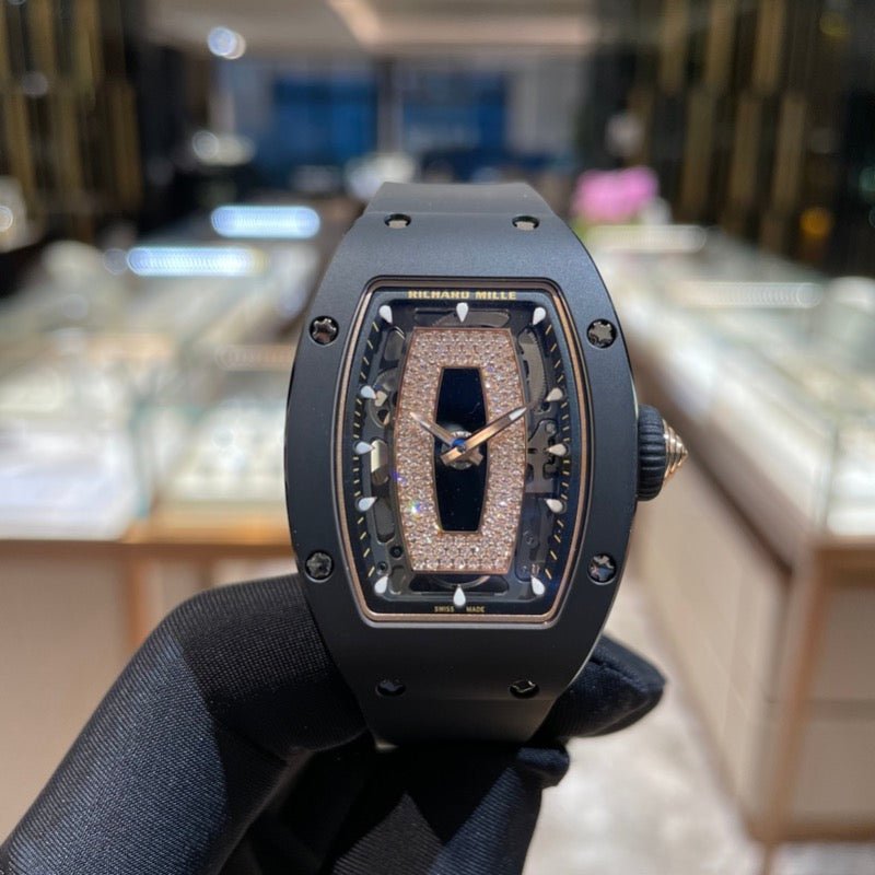 RM07-01 Black Ceramic Onyx RM07-01- Aristo Watch & Jewellery