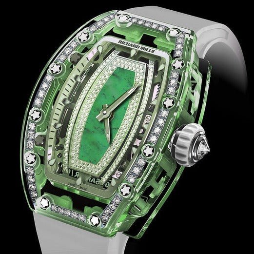 RM07-02 Green Sapphire One Row RM07-02- Aristo Watch & Jewellery