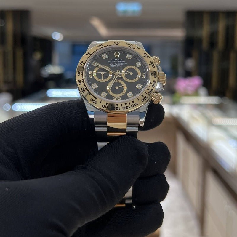 Rolex 116503G Black New Dial Daytona- Aristo Watch & Jewellery