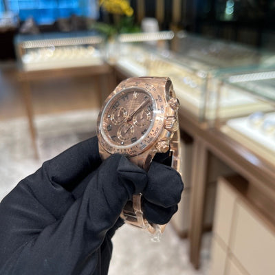 Rolex 116505 Choco Old Dial Daytona- Aristo Watch & Jewellery