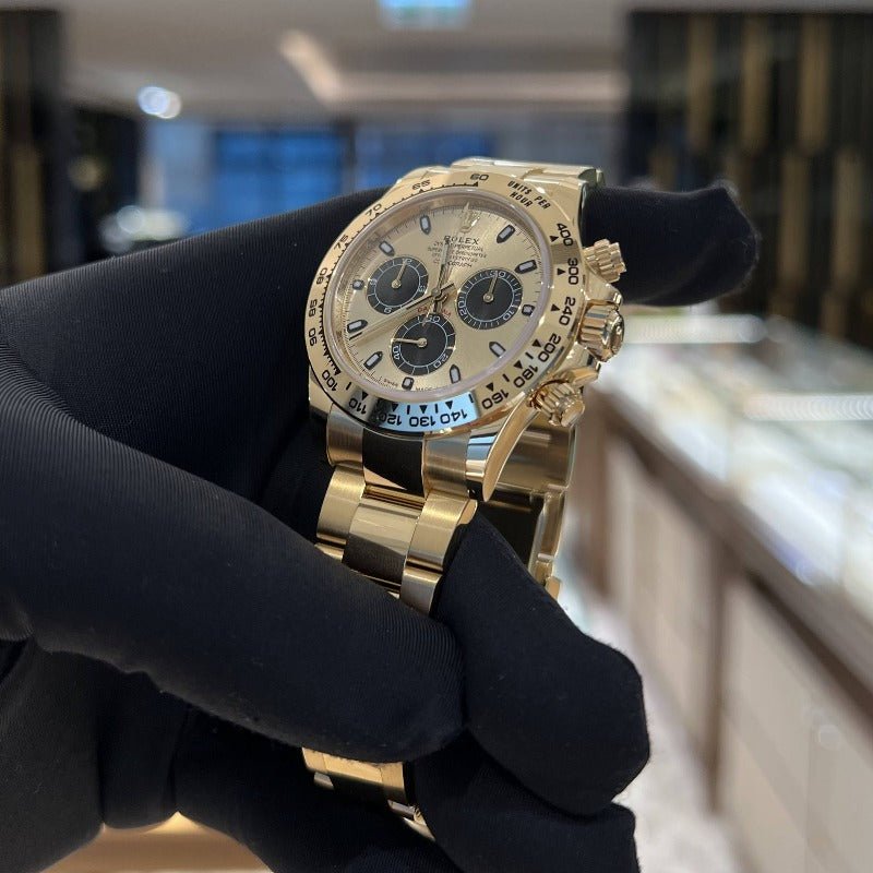 Rolex 116508 Champ Black Daytona- Aristo Watch & Jewellery