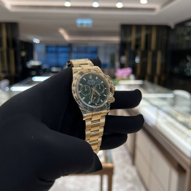 Rolex 116508 Green Daytona- Aristo Watch & Jewellery