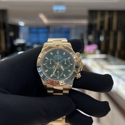 Rolex 116508 Green Daytona- Aristo Watch & Jewellery