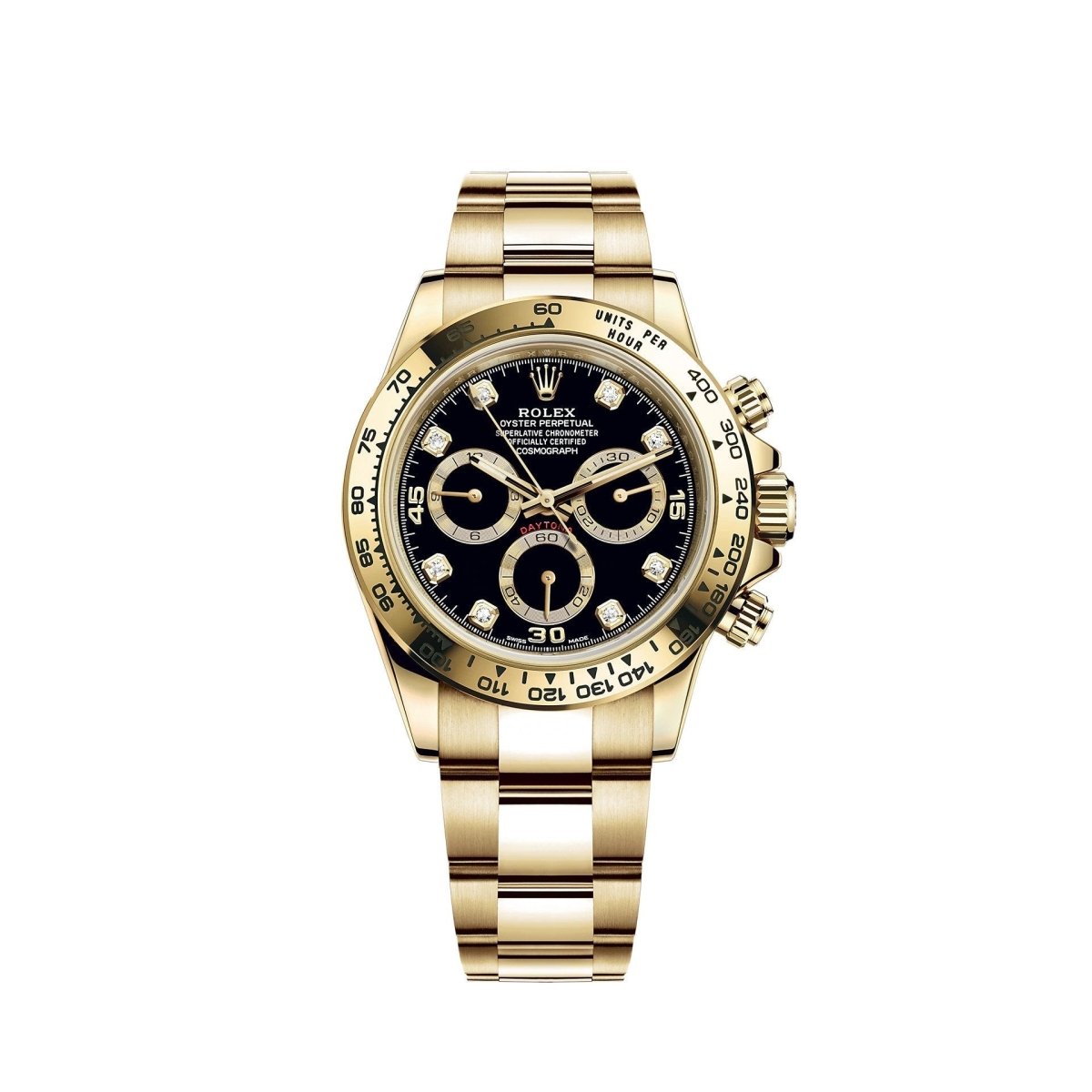 Rolex 116508G Black new dial Daytona- Aristo Watch & Jewellery