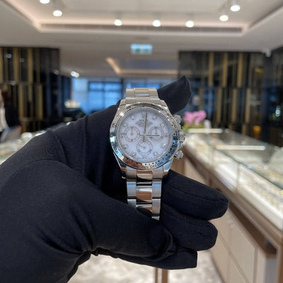 Rolex 116509NG White (2nd hand) Daytona- Aristo Watch & Jewellery