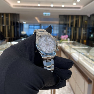 Rolex 116509NG White (2nd hand) Daytona- Aristo Watch & Jewellery