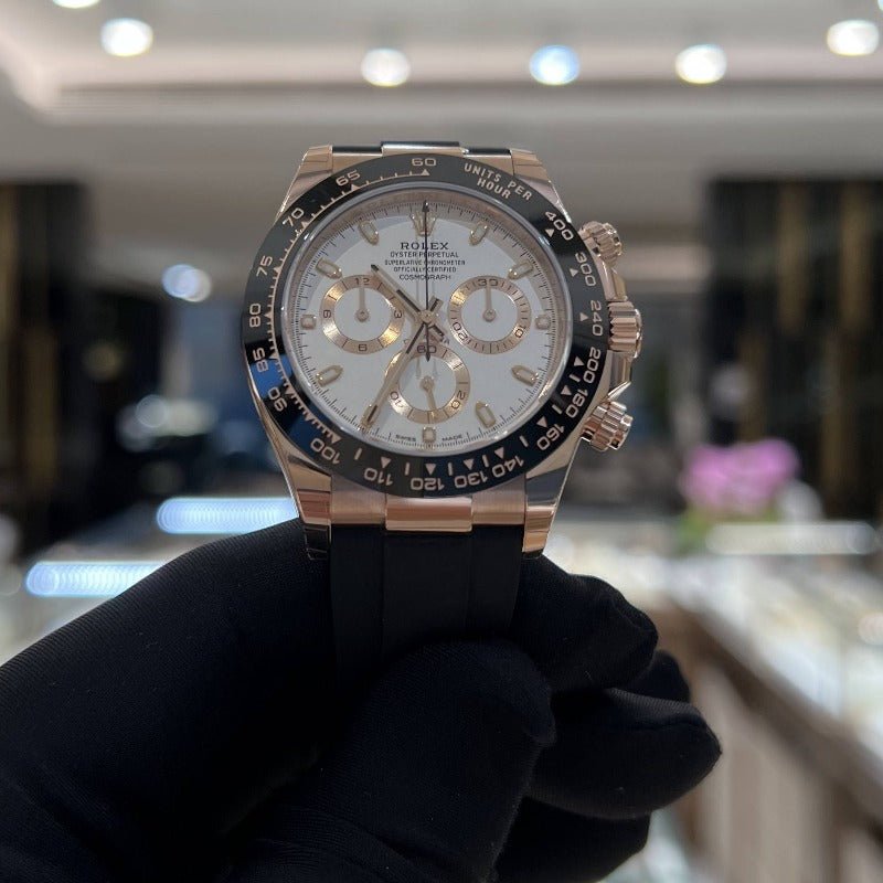 Rolex 116515 White Daytona- Aristo Watch & Jewellery