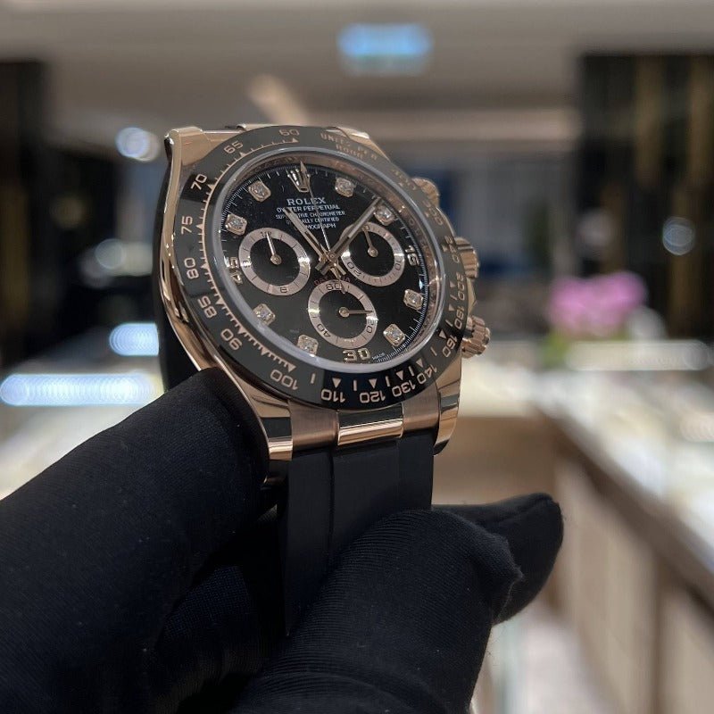 Rolex 116515G Black Daytona- Aristo Watch & Jewellery