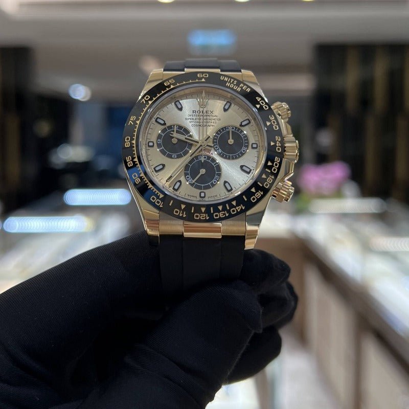Rolex 116518 Champ Black Daytona- Aristo Watch & Jewellery