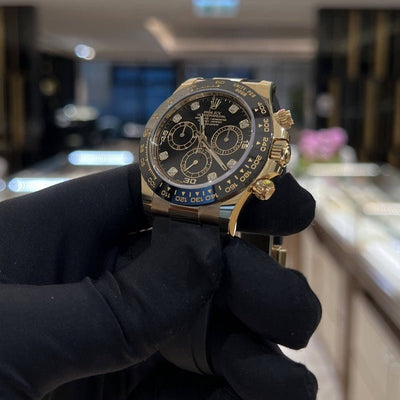 Rolex 116518G Black Old Dial Daytona- Aristo Watch & Jewellery