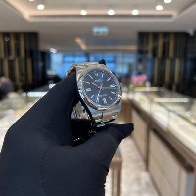 Rolex 124300 Blue Oyster Perpertual- Aristo Watch & Jewellery