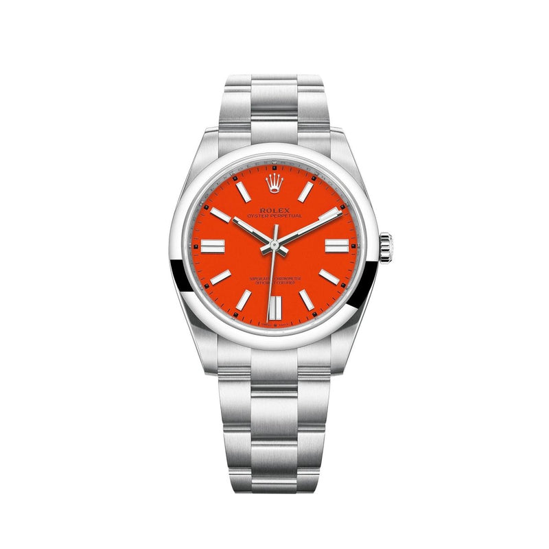 Rolex 124300 Red Oyster Perpertual- Aristo Watch & Jewellery