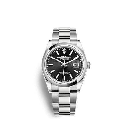 Rolex 126200 Black Oys Datejust- Aristo Watch & Jewellery