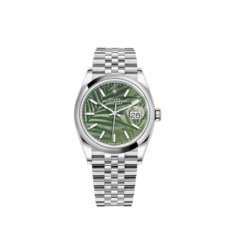 Rolex 126200 Palm Datejust- Aristo Watch & Jewellery