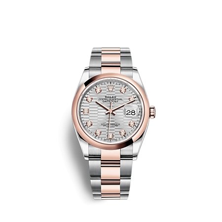 Rolex 126201G Silver Motif Oys Datejust- Aristo Watch & Jewellery