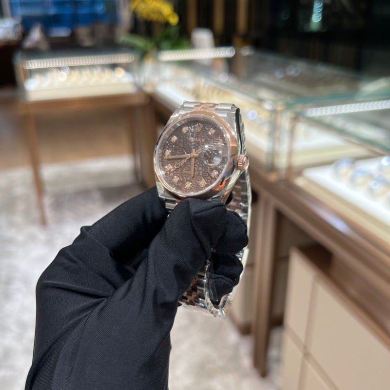 Rolex 126201J Choco Jub Datejust- Aristo Watch & Jewellery