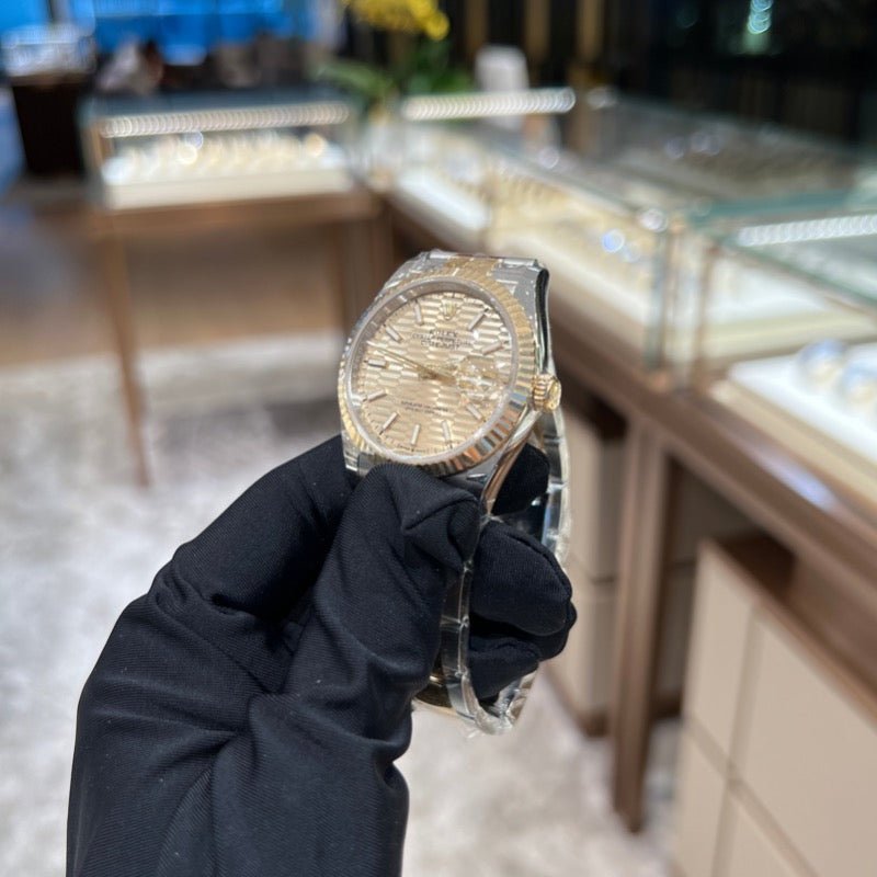 Rolex 126233 Champ Motif Oys Datejust- Aristo Watch & Jewellery