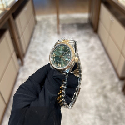 Rolex 126233 Green VIIX Jub Datejust- Aristo Watch & Jewellery