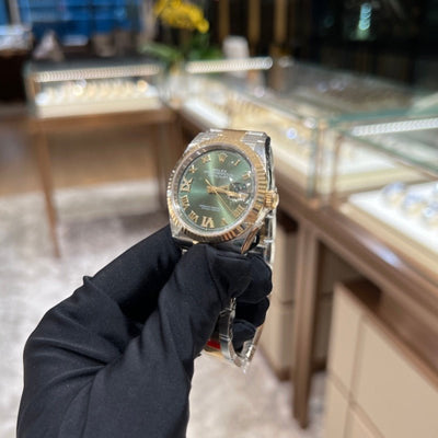 Rolex 126233 Green VIIX Oys Datejust- Aristo Watch & Jewellery