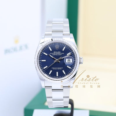 Rolex 126234 Blue Oys Datejust- Aristo Watch & Jewellery