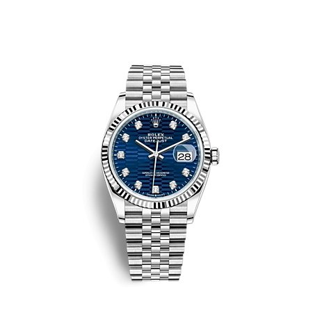 Rolex 126234G Blue Motif Datejust- Aristo Watch & Jewellery