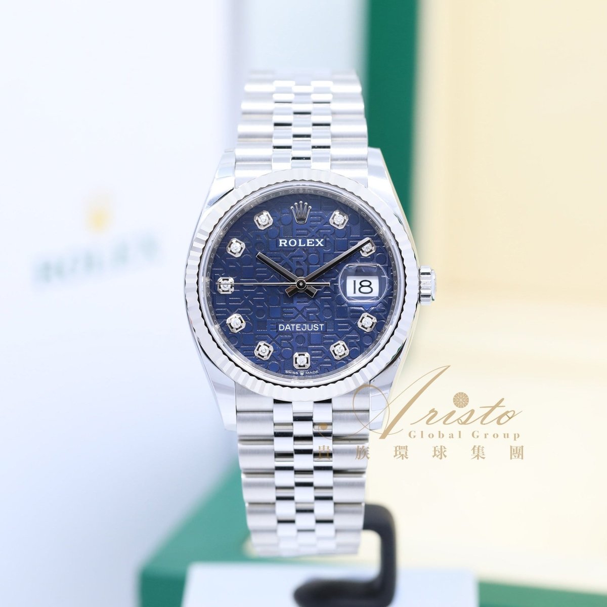 Rolex 126234J Blue Jub Datejust- Aristo Watch & Jewellery