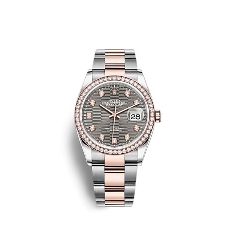 Rolex 126281RBR Grey Motif Oys Datejust- Aristo Watch & Jewellery