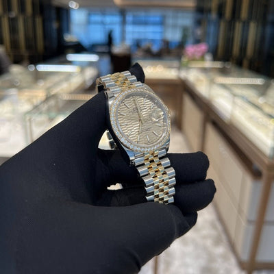 Rolex 126283RBR Champ Fluted Jub Datejust- Aristo Watch & Jewellery