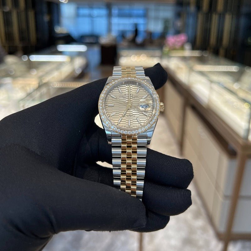 Rolex 126283RBR Champ Fluted Jub Datejust- Aristo Watch & Jewellery