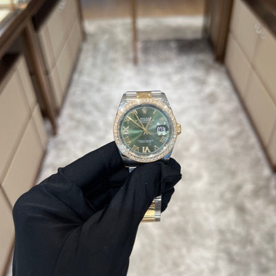 Rolex 126283RBR Green Oys Datejust- Aristo Watch & Jewellery