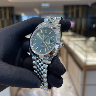 Rolex 126300 Green Jub Datejust- Aristo Watch & Jewellery
