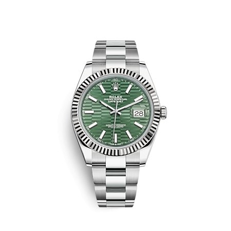 Rolex 126334 Green Motif Oys Datejust- Aristo Watch & Jewellery