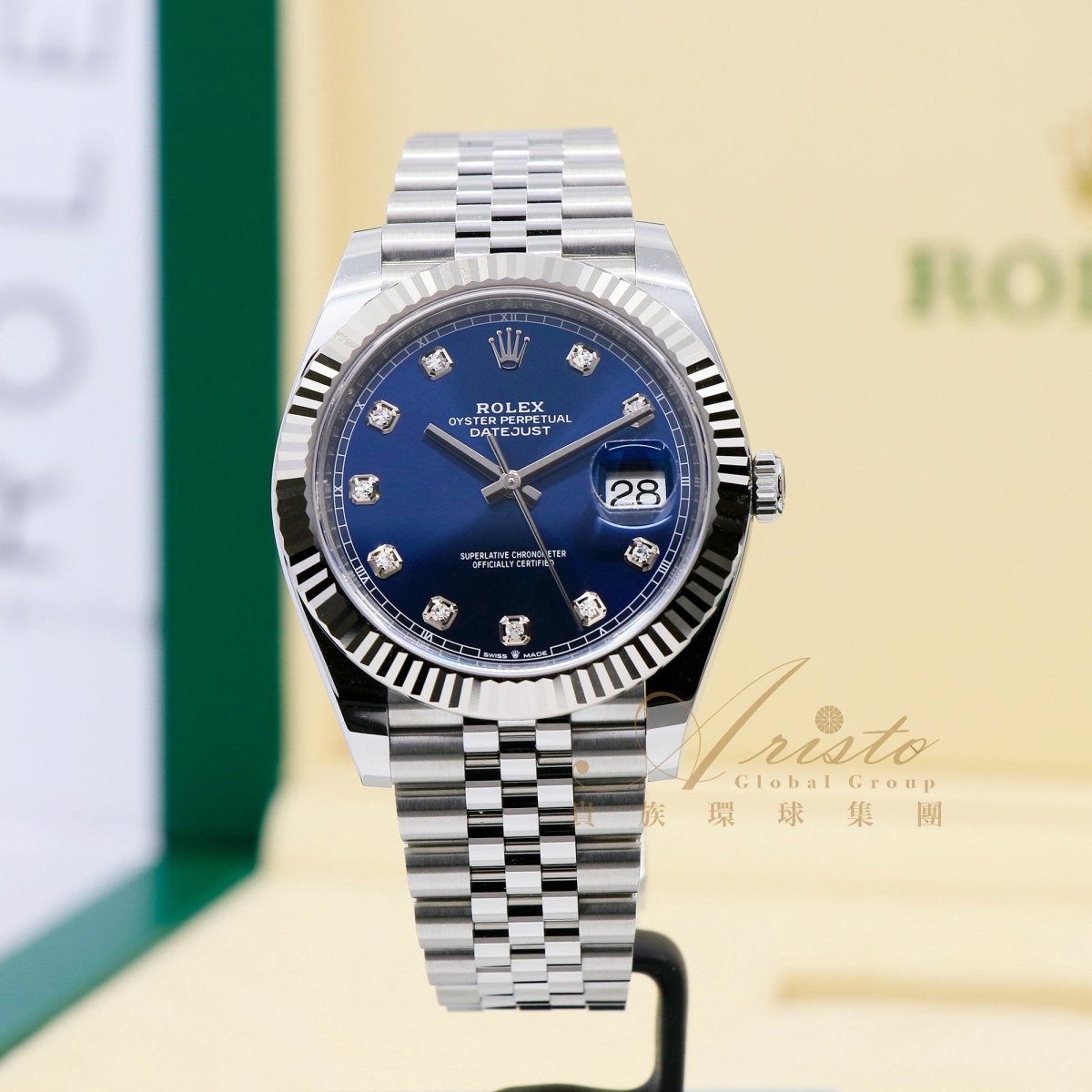 Rolex 126334G Blue Jub Datejust- Aristo Watch & Jewellery