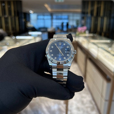Rolex 126334G Blue Oys Datejust- Aristo Watch & Jewellery