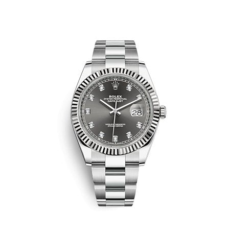 Rolex 126334G Grey Oys Datejust- Aristo Watch & Jewellery