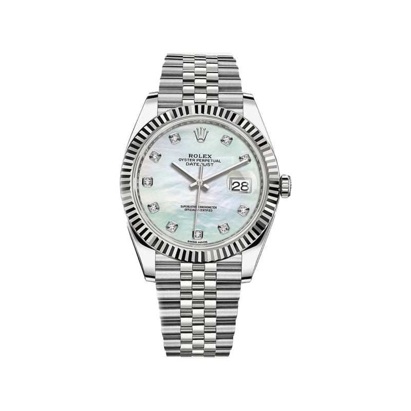 Rolex 126334NG White Jub Datejust- Aristo Watch & Jewellery