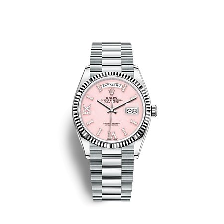 Rolex 128236 Pink Daydate- Aristo Watch & Jewellery