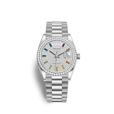 Rolex 128349 Rainbow Daydate- Aristo Watch & Jewellery
