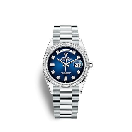 Rolex 128396TBR Blue Datejust- Aristo Watch & Jewellery