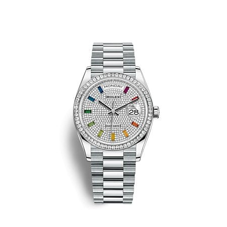 Rolex 128396TBR Rainbow Datejust- Aristo Watch & Jewellery