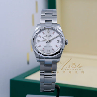 Rolex 177200 Sliver Oyster Perpertual- Aristo Watch & Jewellery