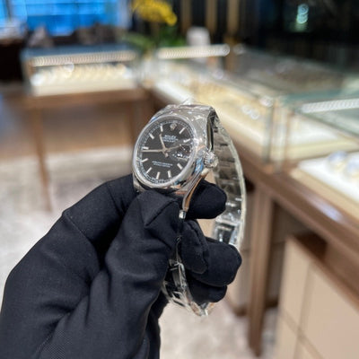 Rolex 178240 Black Oys Datejust- Aristo Watch & Jewellery