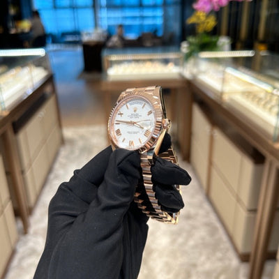 Rolex 228235 White Daydate- Aristo Watch & Jewellery