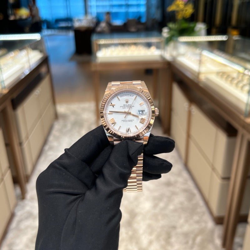 Rolex 228235 White Daydate- Aristo Watch & Jewellery
