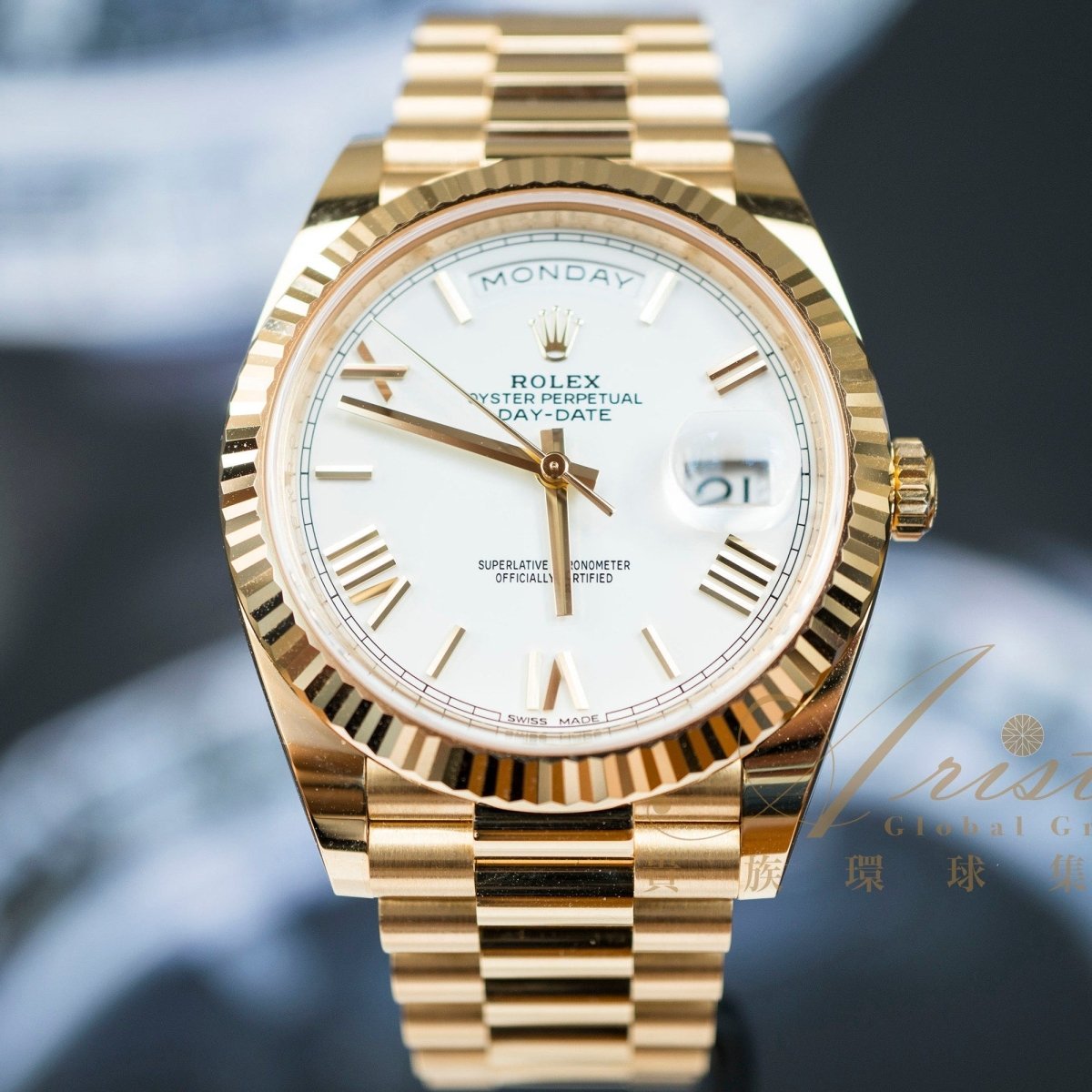 Rolex 228238 White Daydate- Aristo Watch & Jewellery