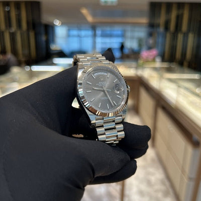 Rolex 228239 Dark Rhodium Daydate- Aristo Watch & Jewellery