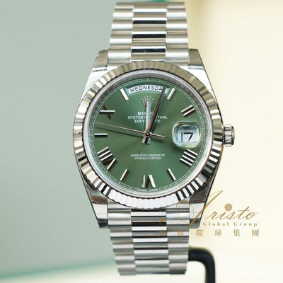 Rolex 228239 Green Daydate- Aristo Watch & Jewellery