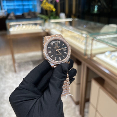 Rolex 228345RBR Eisenkiesel Day-Date- Aristo Watch & Jewellery